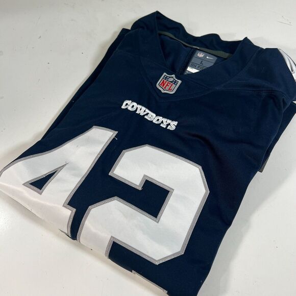 NIKE Dallas Cowboys On Field NFL Jersey Navy #42 Large - Picture 13 of 14
